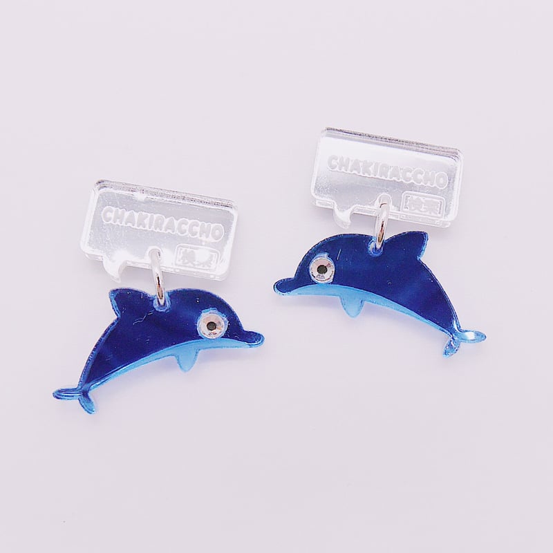 両耳】Windows Doiphin Earrings/Ear Clips | CHAKIR