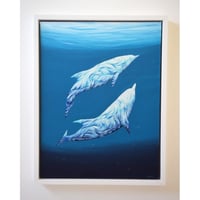 原画　Under the sunlight "Dolphins"