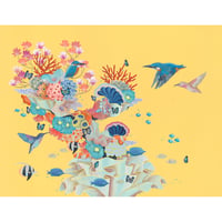 【マットプリント】　KINGFISHER  “BLOOM“