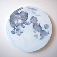 原画　Little moon Blue (直径４０cm)