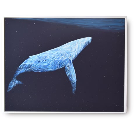 【原画】　Under the moonlight "Humpback"