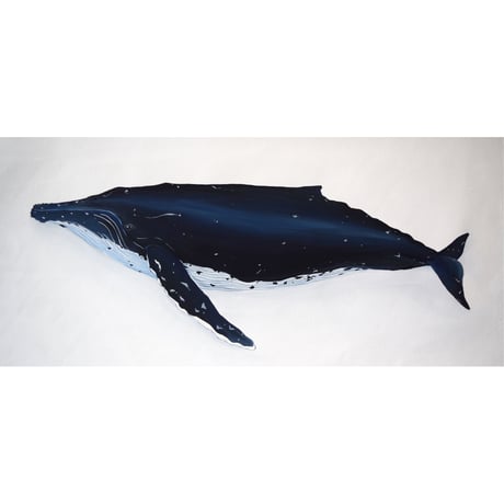 【原画】　海辺の記録 "ザトウクジラ"