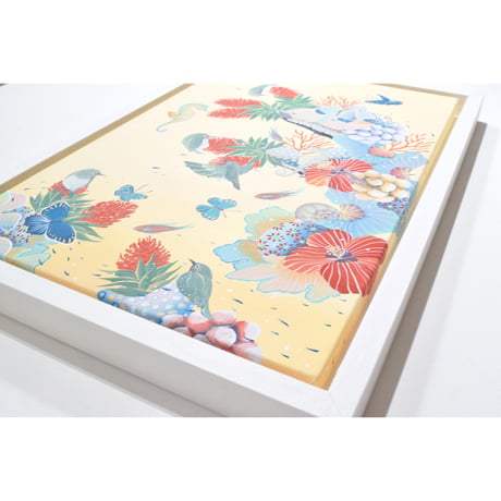 ＜オークション対象作品＞　CORAL GARDEN White eye