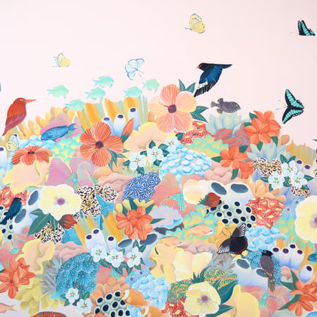 原画　CORAL GARDEN Island Bouquet