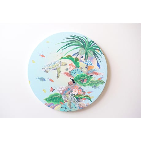 ＜オークション対象作品＞　CORAL GARDEN Amami series Sea turtle