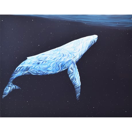 原画　Under the moonlight "Humpback"