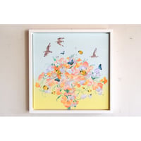 【原画】　Coral Garden "Sweet pea”
