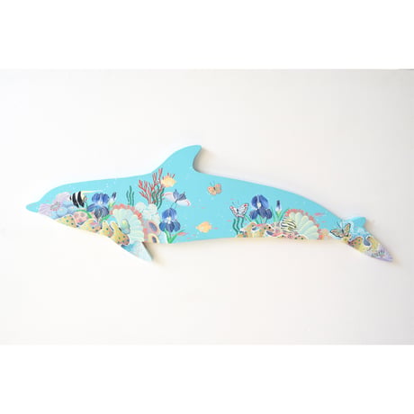 ＜オークション対象作品＞　CORAL GARDEN Dolphin