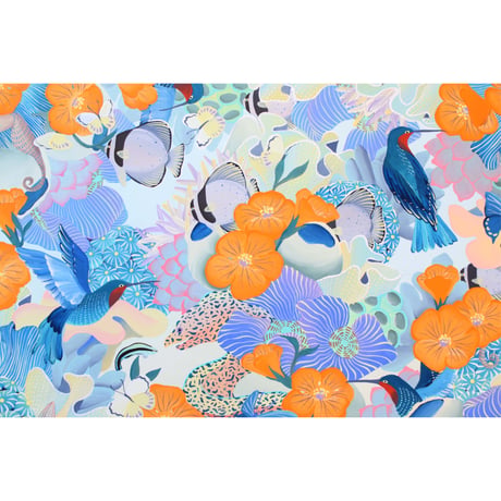 【原画】　CORAL GARDEN "Hide and seek"