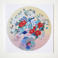 【メッセージカード】　CORAL GARDEN "Spring Bouquet"