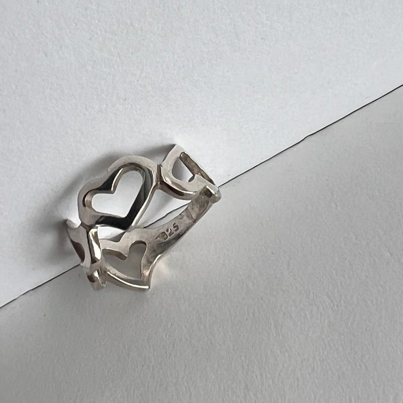 LOVERS】silver925 Heart Pinky Ring | SEULEMENT LOVERS】silver925 Heart Pinky Ring | SEULEMENT