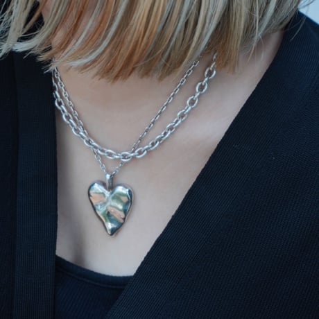 【TOPAZZ × LOVERS】silver925 Heart Necklaces