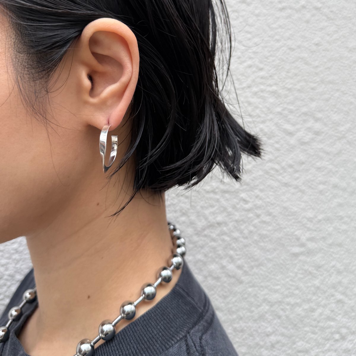 LOVERS】silver925 hoop Pierce 2 | SEULEMENT