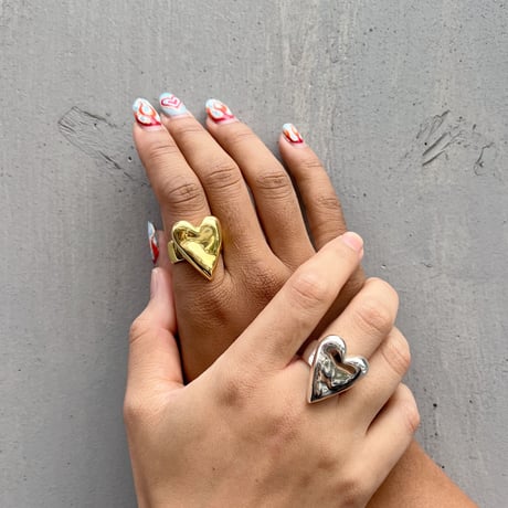 【TOPAZZ × LOVERS】silver925 Heart Ring