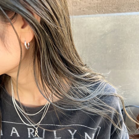 【LOVERS】silver925 hoop Pierce