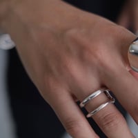 【LOVERS original】silver925 parallel Ring