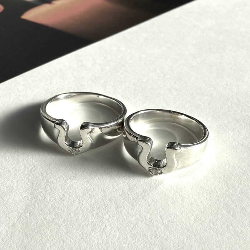 LOVERS】silver925 horse's hoof Ring | SEULEMENT