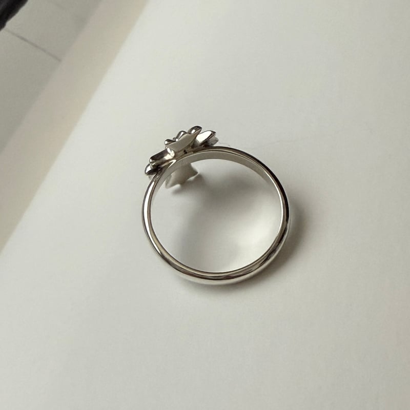 LOVERS】silver925 czcross Ring | SEULEMENT