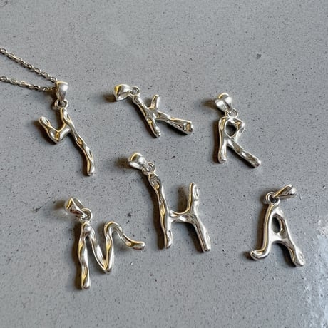【LOVERS】silver925 alphabet Necklaces
