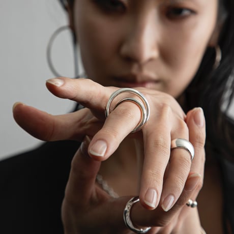 【LOVERS original】silver925 duplex Ring