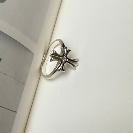 【LOVERS】silver925 czcross Ring