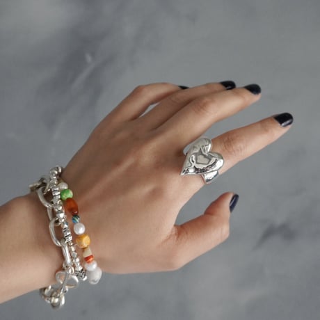【TOPAZZ × LOVERS】silver925 Heart Ring