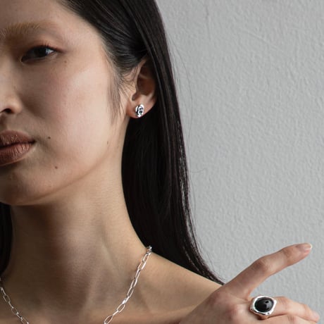 【LOVERS】silver925 rose Pierce
