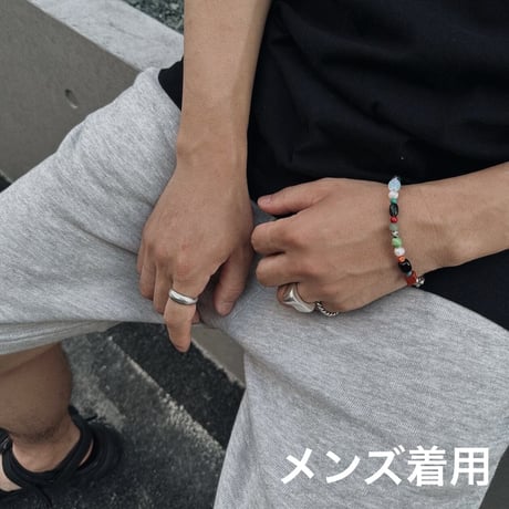 【LOVERS original】silver925 volume square Ring