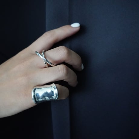 【LOVERS original】silver925 long metal Ring