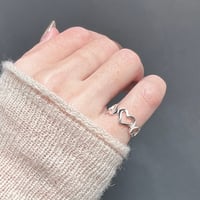 【LOVERS】silver925 Heart Pinky Ring