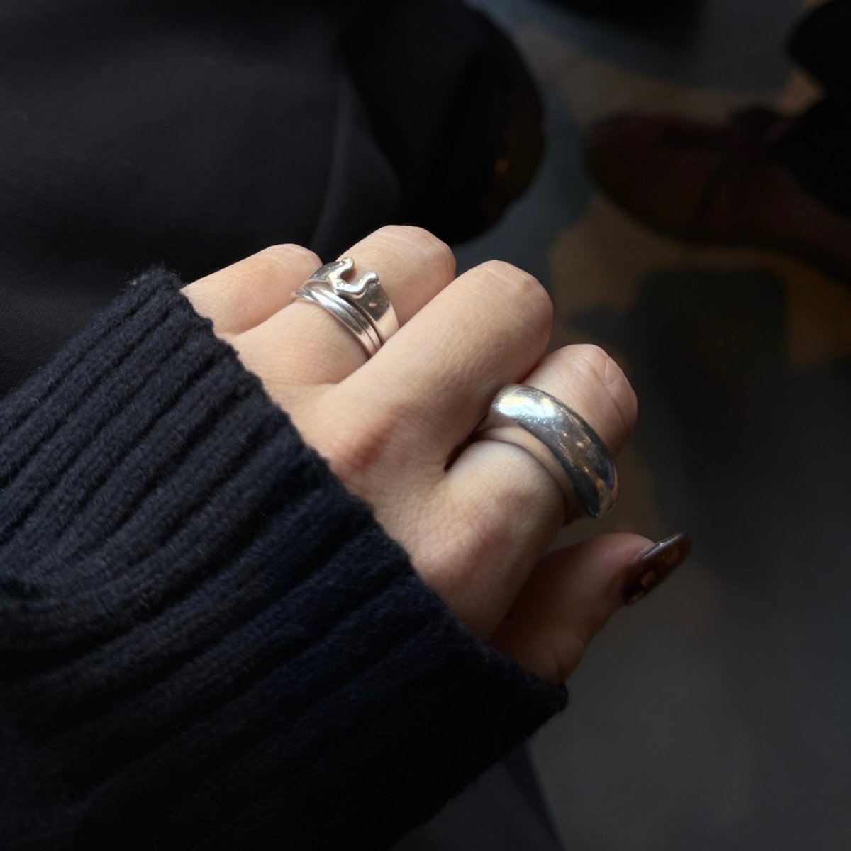 silver horse silver925 ベルリング LOVERS】silver925 horse's hoof Ring | SEULEMENT