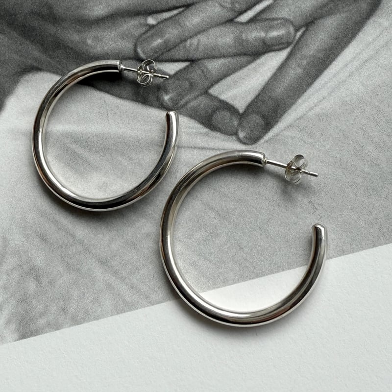 LOVERS original】silver925 hoop Pierce | SEULEMENT