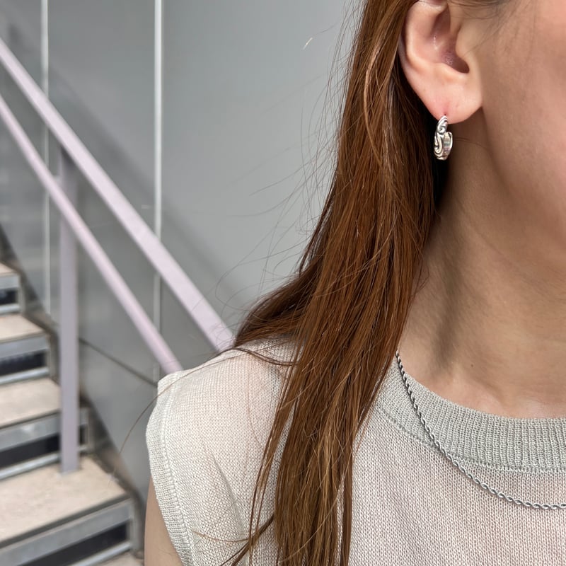 LOVERS】silver925 design Pierce | SEULEMENT