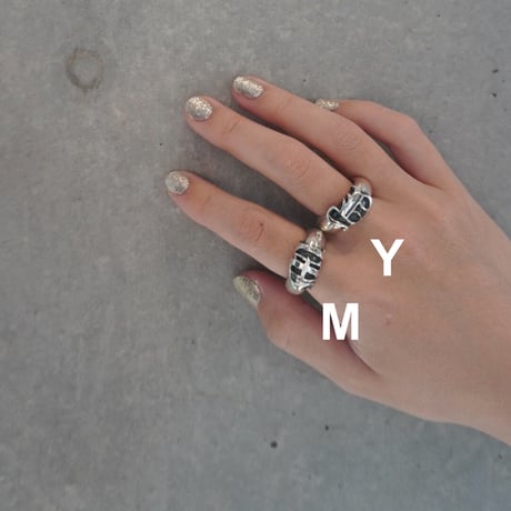 【LOVERS original】silver925 initial Ring
