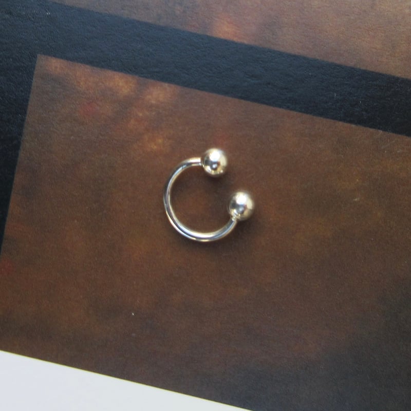 LOVERS original】silver925 septum nose cuff | S