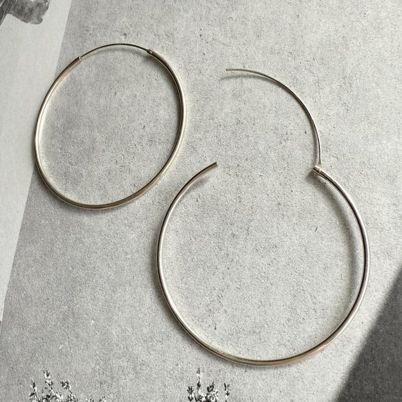 LOVERS】silver925 hoop Pierce 3 | SEULEMENT