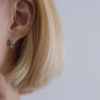 【LOVERS】silver925 cross Pierce