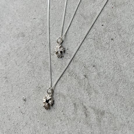 【LOVERS】silver925 czcross Necklaces