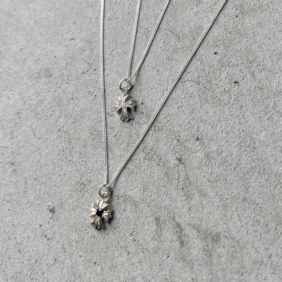 LOVERS】silver925 czcross Necklaces | SEULEMENT