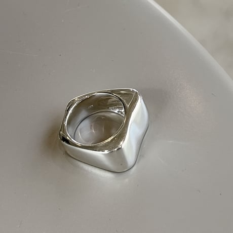 【LOVERS original】silver925 volume square Ring