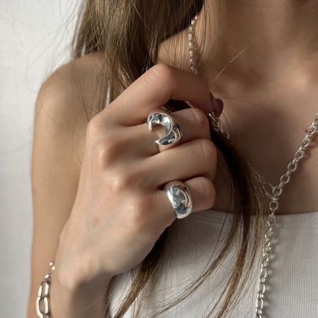 【LOVERS original】silver925 moon Ring