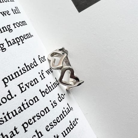 【LOVERS】silver925 Heart Pinky Ring