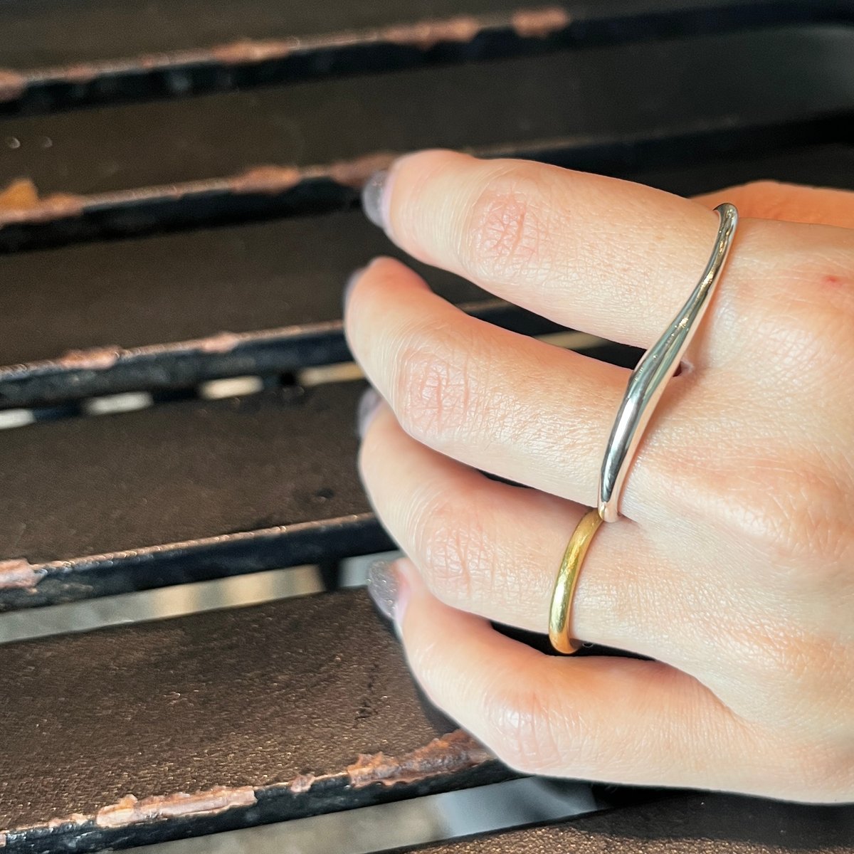 LOVERS original】silver925 double Ring2 | SEULE