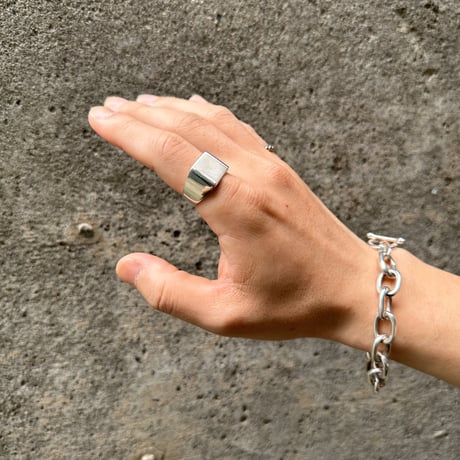 【LOVERS】silver925 square men's Ring