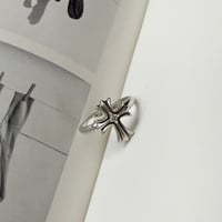 【LOVERS】silver925 czcross Ring