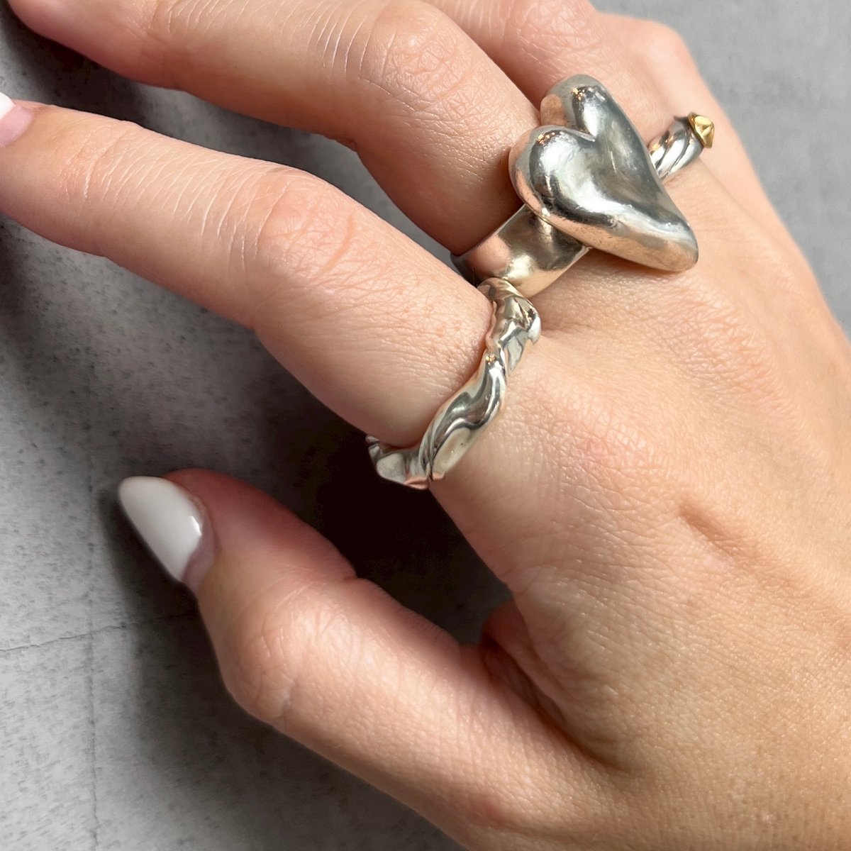 Siel ring001 silver925　14号 Siel ring001 silver92514号