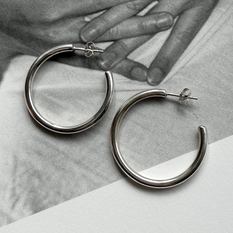 LOVERS original】silver925 hoop Pierce | SEULEMENT