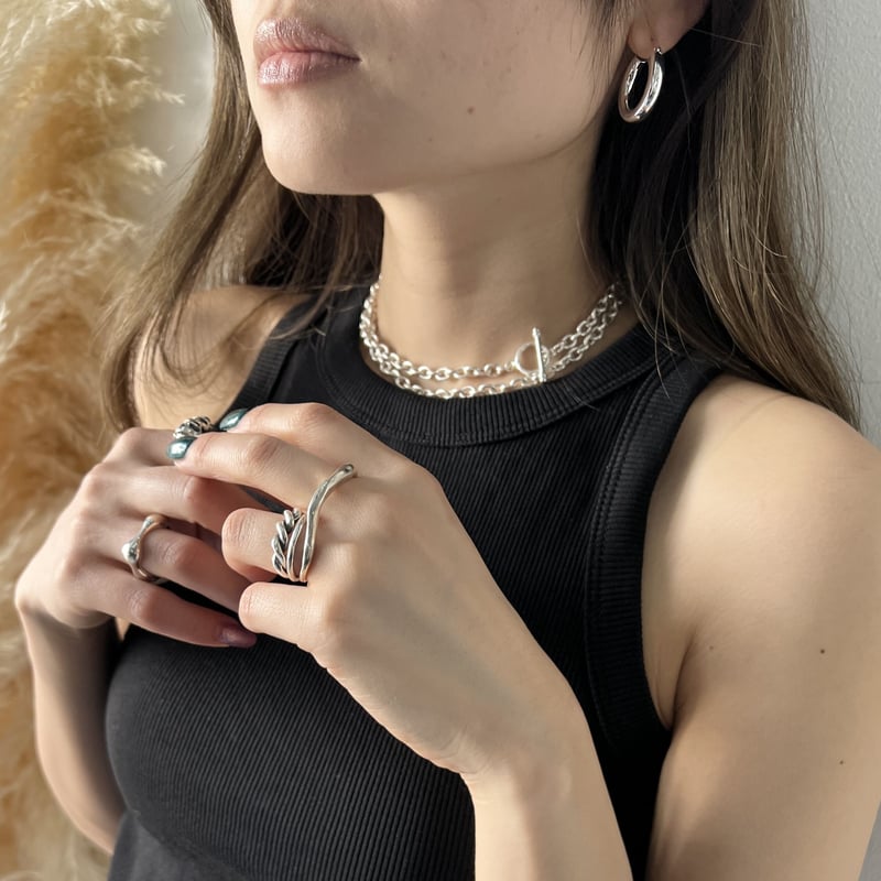 preek【23SS】double ring silver925 シルバーリング LOVERS original】silver925 double Ring | SEULEMENT