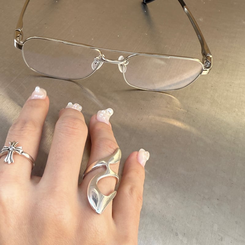 silver925 ring リング silver925 ring 細め チェーン リング 指輪 003 | kiitos