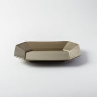 内田鋼一 四方皿 内田鋼一セレクト 萬古焼 八角皿 L ホワイト 〔 着払い